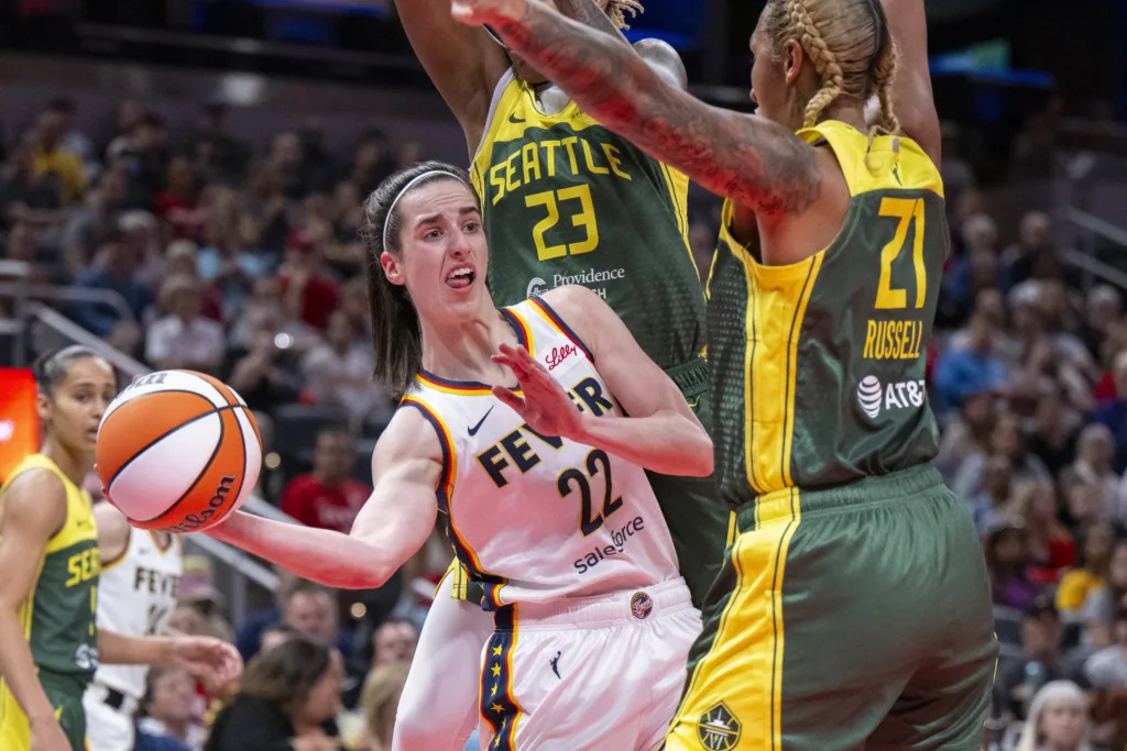 Caitlin Clark says no apology is needed from Chennedy Carter for her