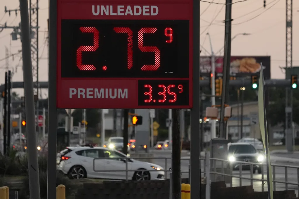 US gas prices are falling. Experts point to mild demand at the pump ...