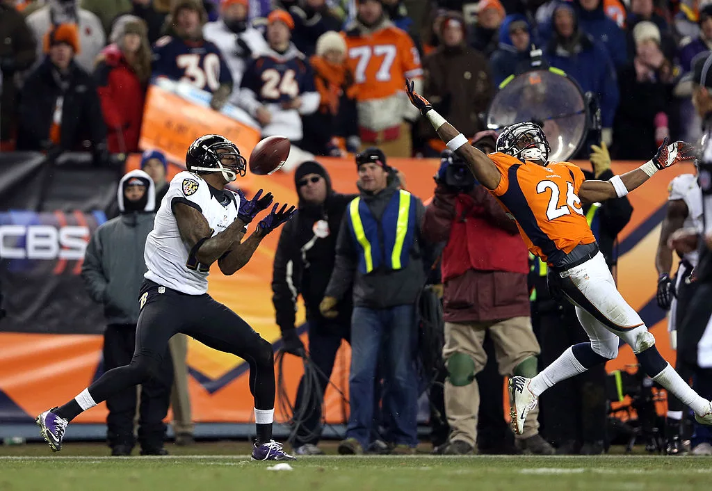 <> at Sports Authority Field at Mile High on January 12, 2013 in Denver, Colorado.