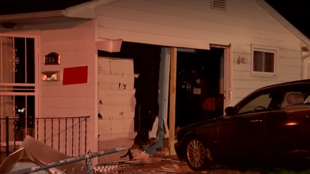 Car crashes into Northeast Baltimore home