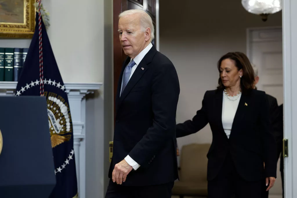 BIDEN STEPS DOWN