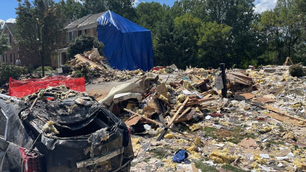 Cleanup and investigation continues into Bel Air house explosion | WBAL ...