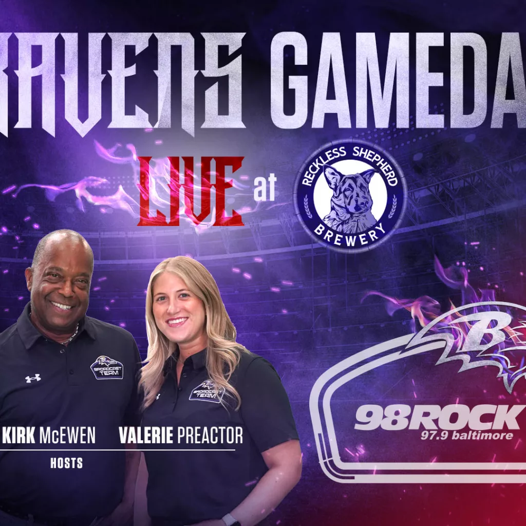 Ravens Gameday Pre-Game Show LIVE at the reckless shepherd brewery