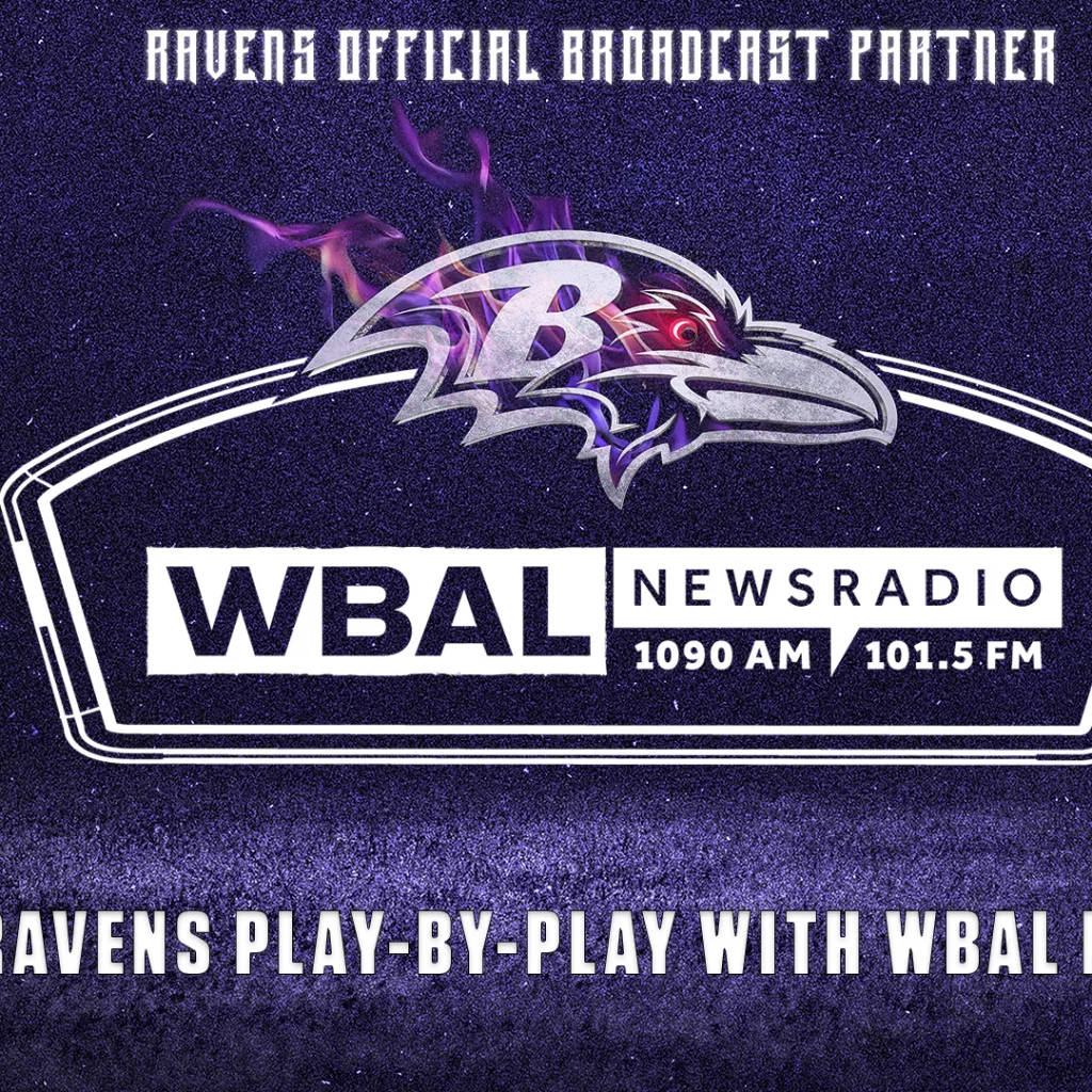 How to listen and stream Baltimore Ravens vs Tampa Bay Buccaneers NFL Week 7 Monday Night Football Game with WBAL NewsRadio 1090AM, FM 101,5, the flagship station of the Baltimore Ravens