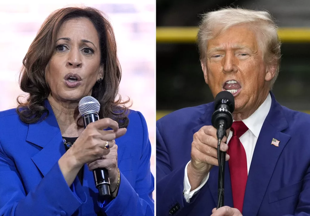 Trump, harris