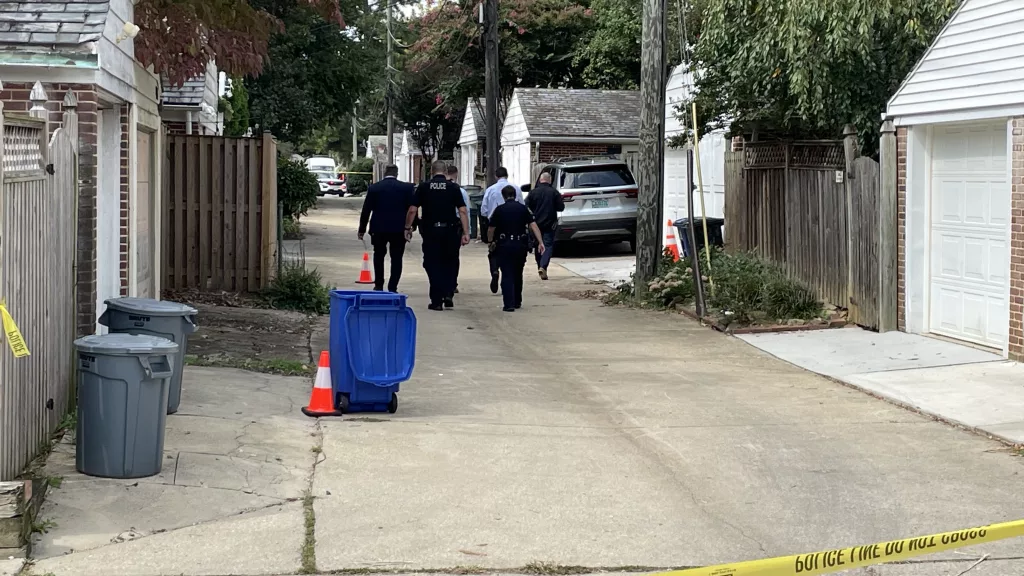 Police: Shooting in Towson area sends man to hospital. (Image Credit: Phil Yacuboski - WBAL NewsRadio Reporter)