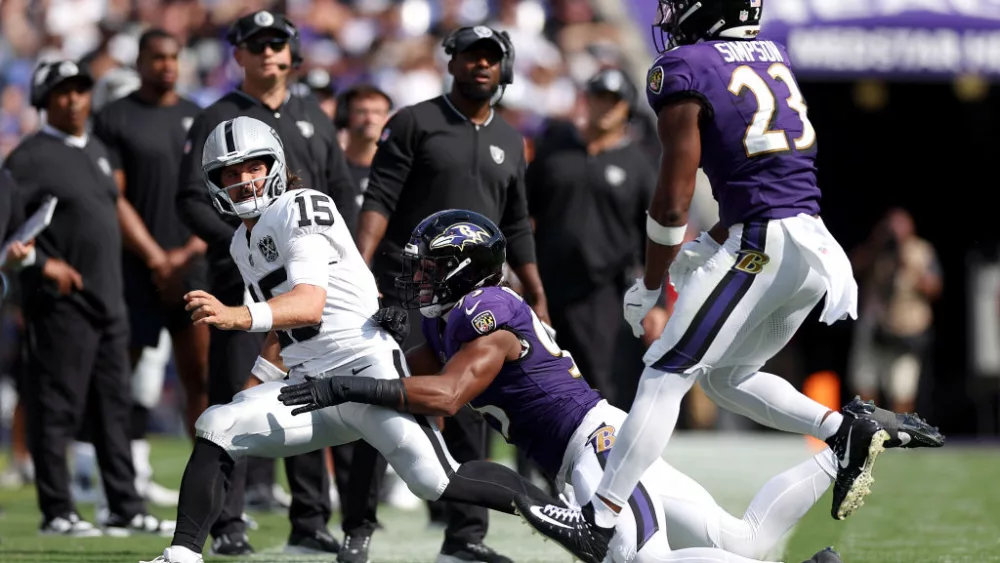 Las Vegas Raiders v Baltimore Ravens