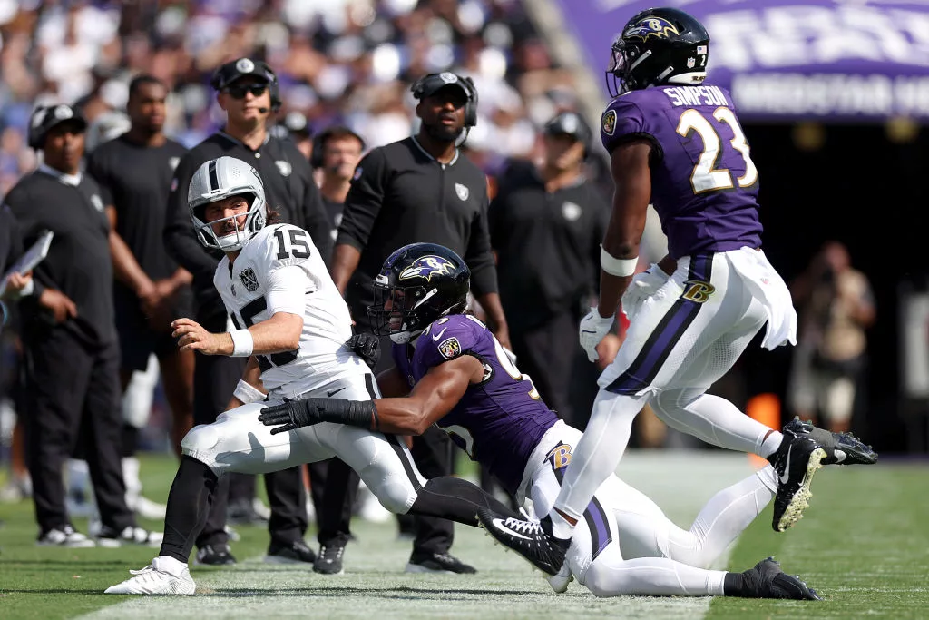 Las Vegas Raiders v Baltimore Ravens