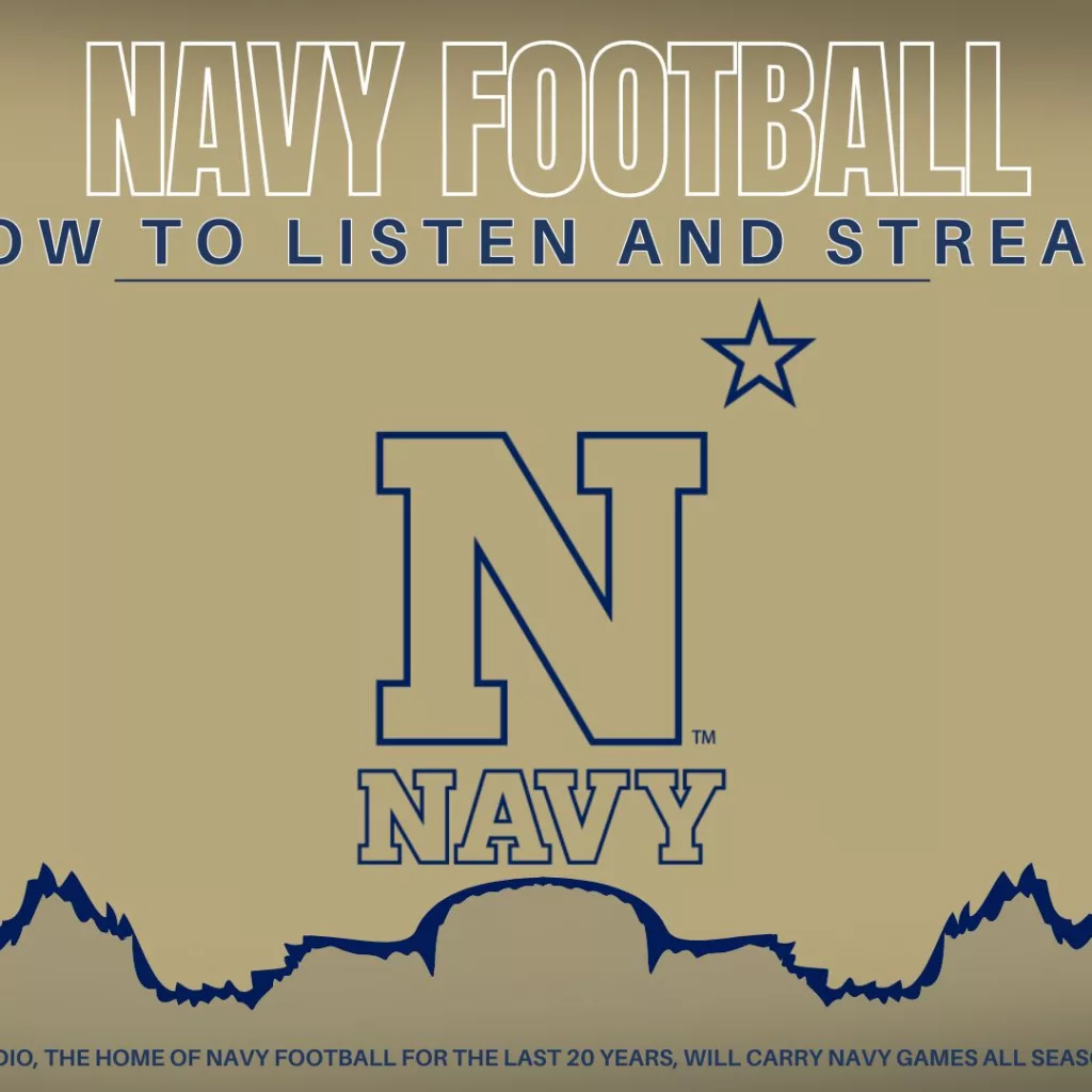 listen and stream navy football vs alabama with wbal newsradio, the flagship sttaion of the midshippmen