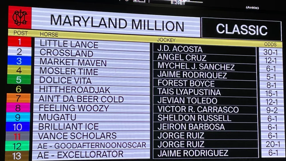 Maryland Million 2024