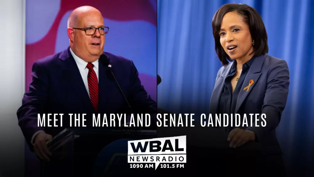 Former GOP Gov. Larry Hogan and Prince George’s County Executive Angela Alsobrooks are preparing to go head-to-head in their first—and likely only--televised debate that will air Thursday evening on WBAL-TV and simulcast on WBAL NewsRadio 1090 and FM 101.5. The debate arrives at a pivotal moment as a new UMBC poll shows Alsobrooks ahead of Hogan by 9 points, earning 48% support to Hogan’s 39%.