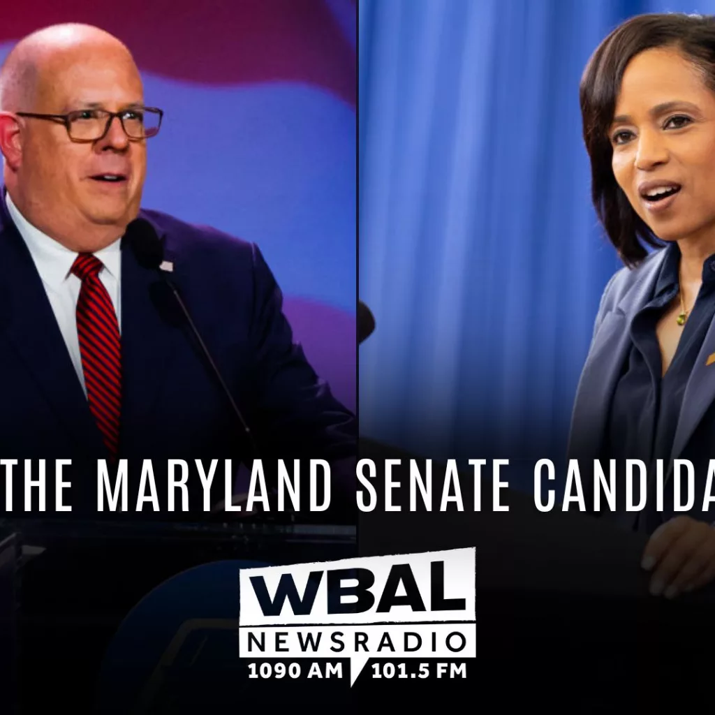 Former GOP Gov. Larry Hogan and Prince George’s County Executive Angela Alsobrooks are preparing to go head-to-head in their first—and likely only--televised debate that will air Thursday evening on WBAL-TV and simulcast on WBAL NewsRadio 1090 and FM 101.5. The debate arrives at a pivotal moment as a new UMBC poll shows Alsobrooks ahead of Hogan by 9 points, earning 48% support to Hogan’s 39%.