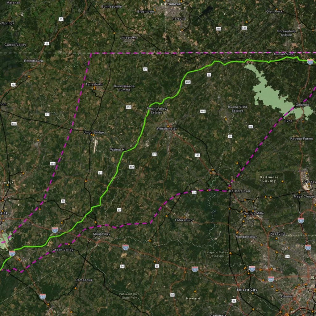 Piedmont Reliability Project Route