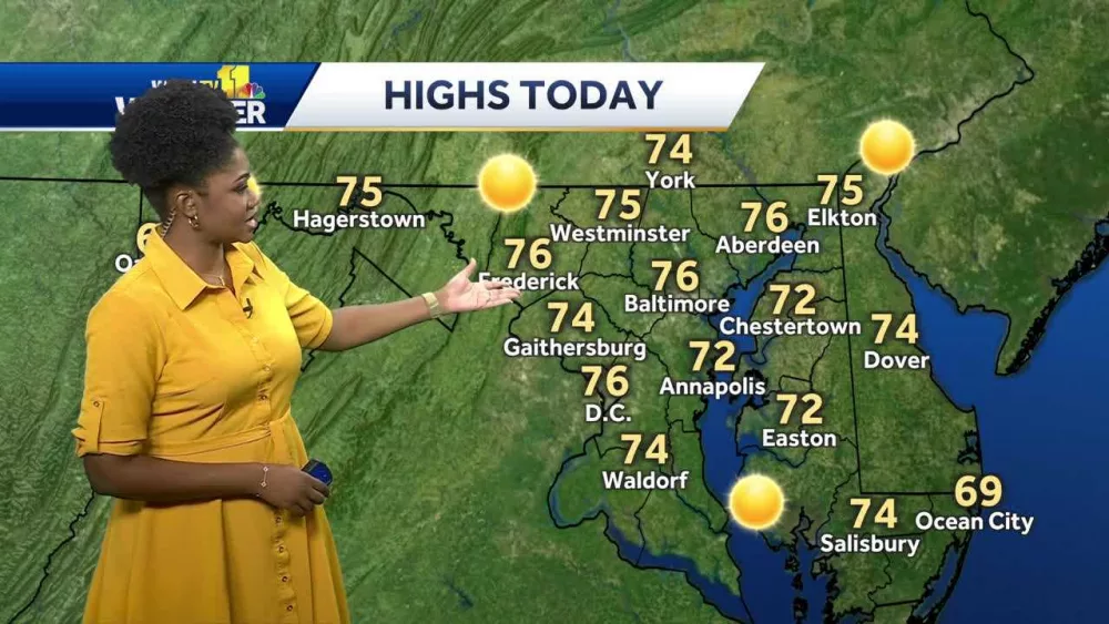 Meteorologist Dalencia Jenkins the stretch of sunny skies continue and we warm up