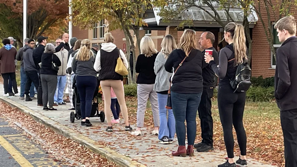 Voting in Davidsonville, Maryland