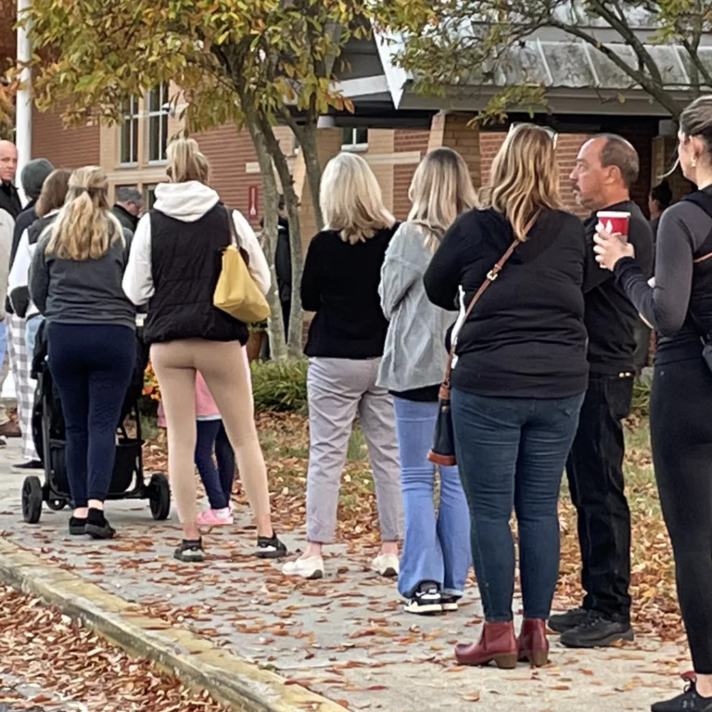 Voting in Davidsonville, Maryland