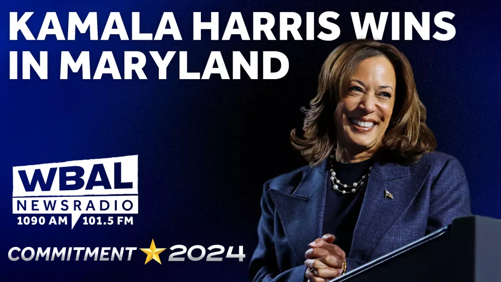 Commitment 2024: Democratic presidential candidate Kamala Harris is the projected winner of Maryland’s 10 electoral votes, according to the Associated Press.