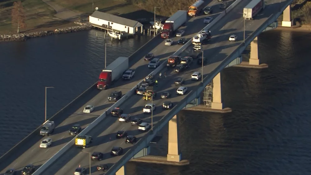 According to the State Highway Administration, at least three eastbound lanes were closed around 3:30 p.m. on U.S. Route 50 near the Maryland Route 2 exit. Some lanes on the bridge reopened around 4:15 p.m. as crews worked to clear the scene. Multiple vehicles are involved in the crash. No further information was immediately available.