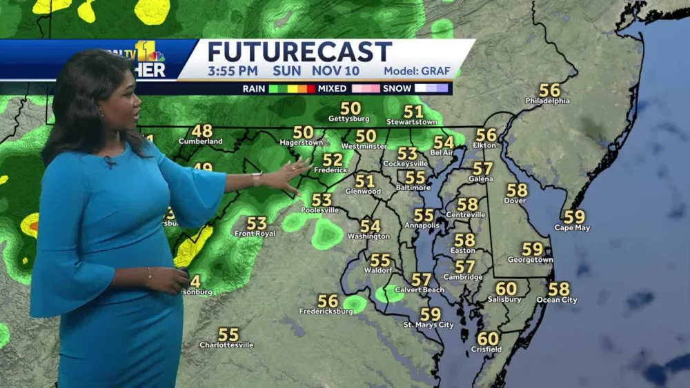 Meteorologist Dalencia Jenkins is tracking much needed rain for Maryland