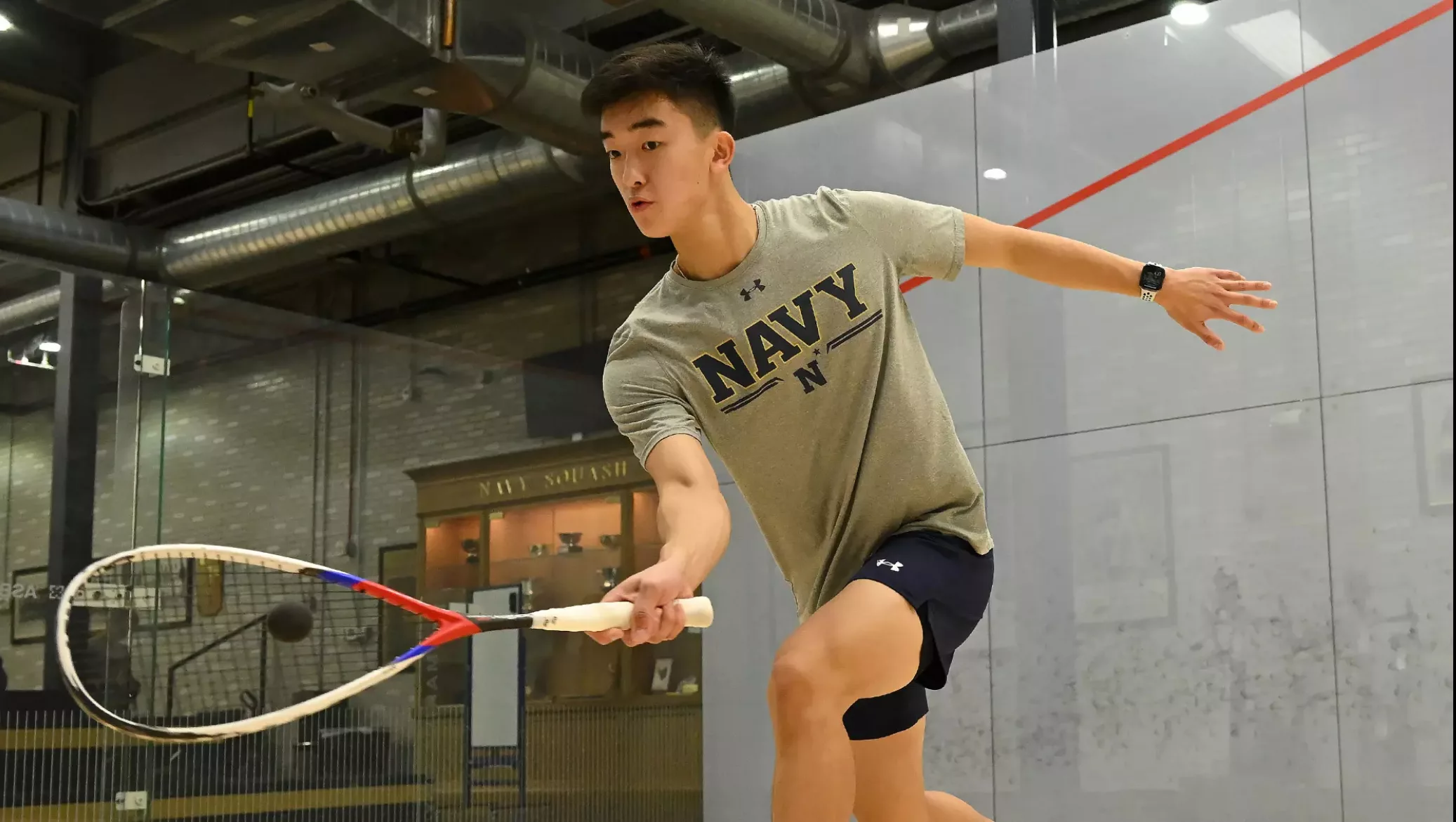 Navy Squash Matt Wang Navy Athletics