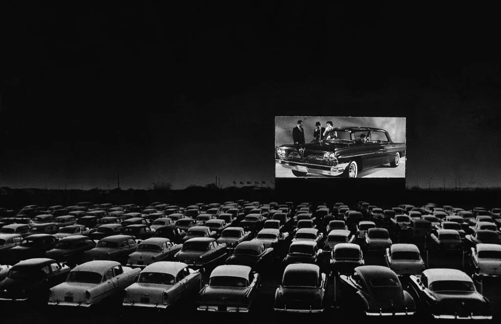 This drive-in movie theatre in Maryland is showing Christmas movies