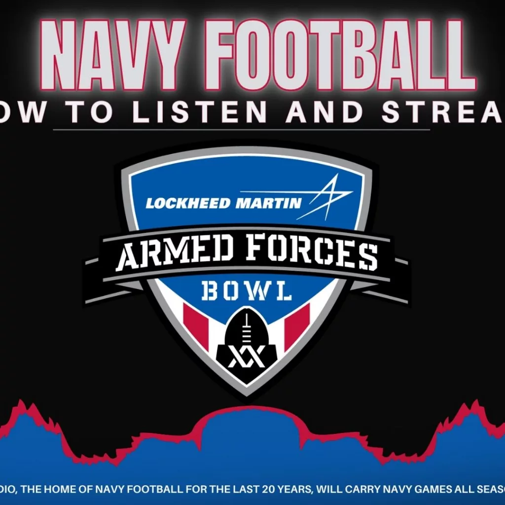 how to listen and stream navy vs Oklahoma 2024 armed forces bowl with wbal newsradio