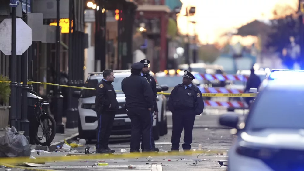 Law enforcement officials have told The Associated Press that the suspect in the New Orleans crash that killed 10 people and injured 30 was killed after a firefight with police. The officials were not authorized to discuss details of the investigation publicly and spoke to the AP on condition of anonymity. The suspect rammed a vehicle at high speed into a crowd of pedestrians in New Orleans’ bustling French Quarter district at 3:15 a.m. Wednesday along Bourbon Street, known worldwide as one of the largest destinations for New Year’s Eve parties, and with crowds in the city ballooning in anticipation for the Sugar Bowl college football playoff game at the nearby Superdome later in the day.