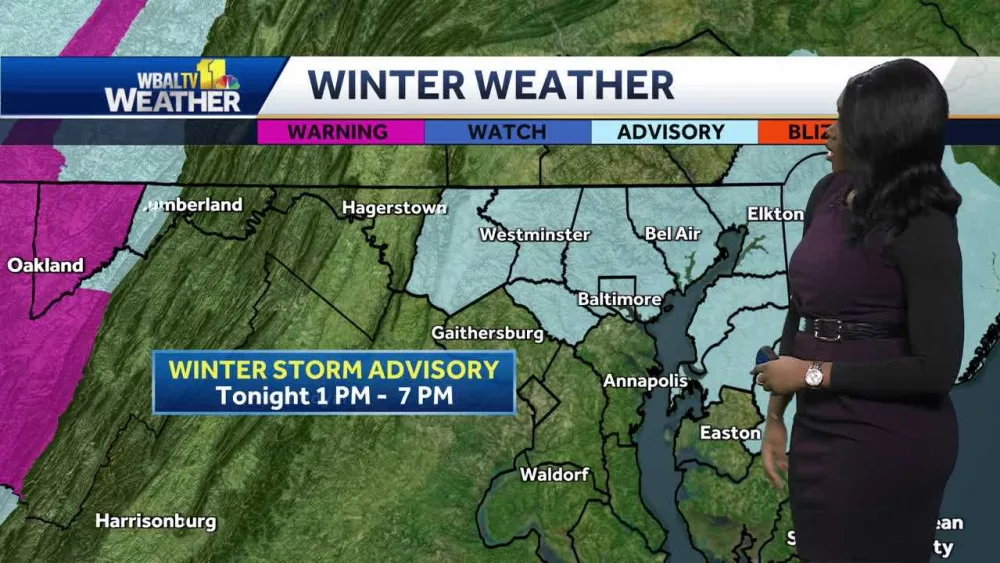 Impact Weather: Winter Storm Advisory for Friday night