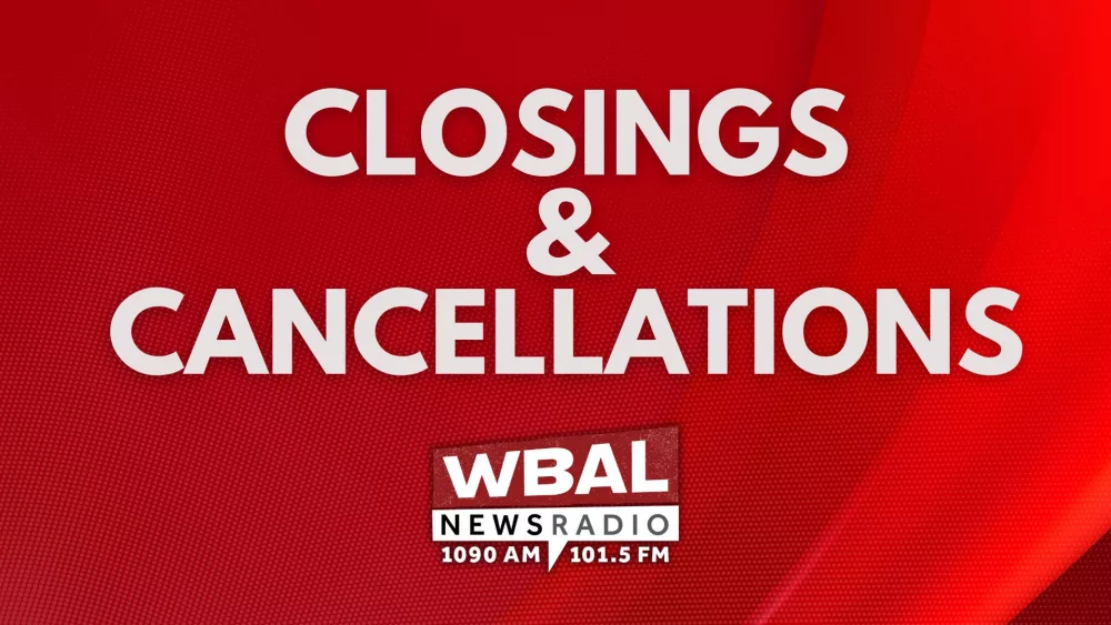 MARYLAND CLOSINGS AND CANCELATIONS WBAL RADIO SCHOOL CLOSURES