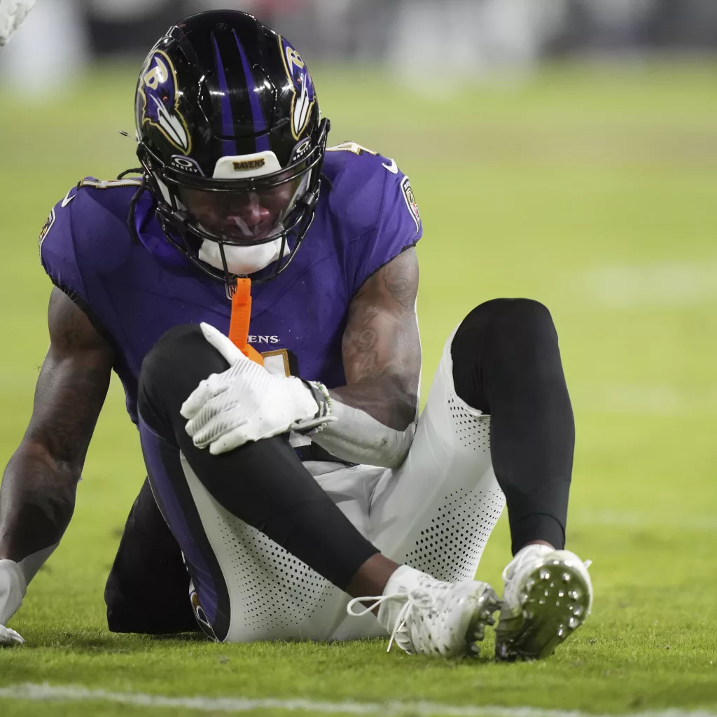 Baltimore Ravens coach John Harbaugh says receiver Zay Flowers’ knee injury is not season ending. But Harbaugh gave no assurances about a quick return. He says Flowers will be day to day. Flowers hurt his knee in Saturday’s victory over Cleveland. The Ravens face Pittsburgh this coming Saturday to begin the postseason. Flowers this season became the first Ravens wide receiver to earn Pro Bowl honors. He caught 74 passes for 1,059 yards and four touchdowns. Harbaugh says running back Justice Hill and offensive lineman Patrick Mekari are trending well after illness limited them last weekend.