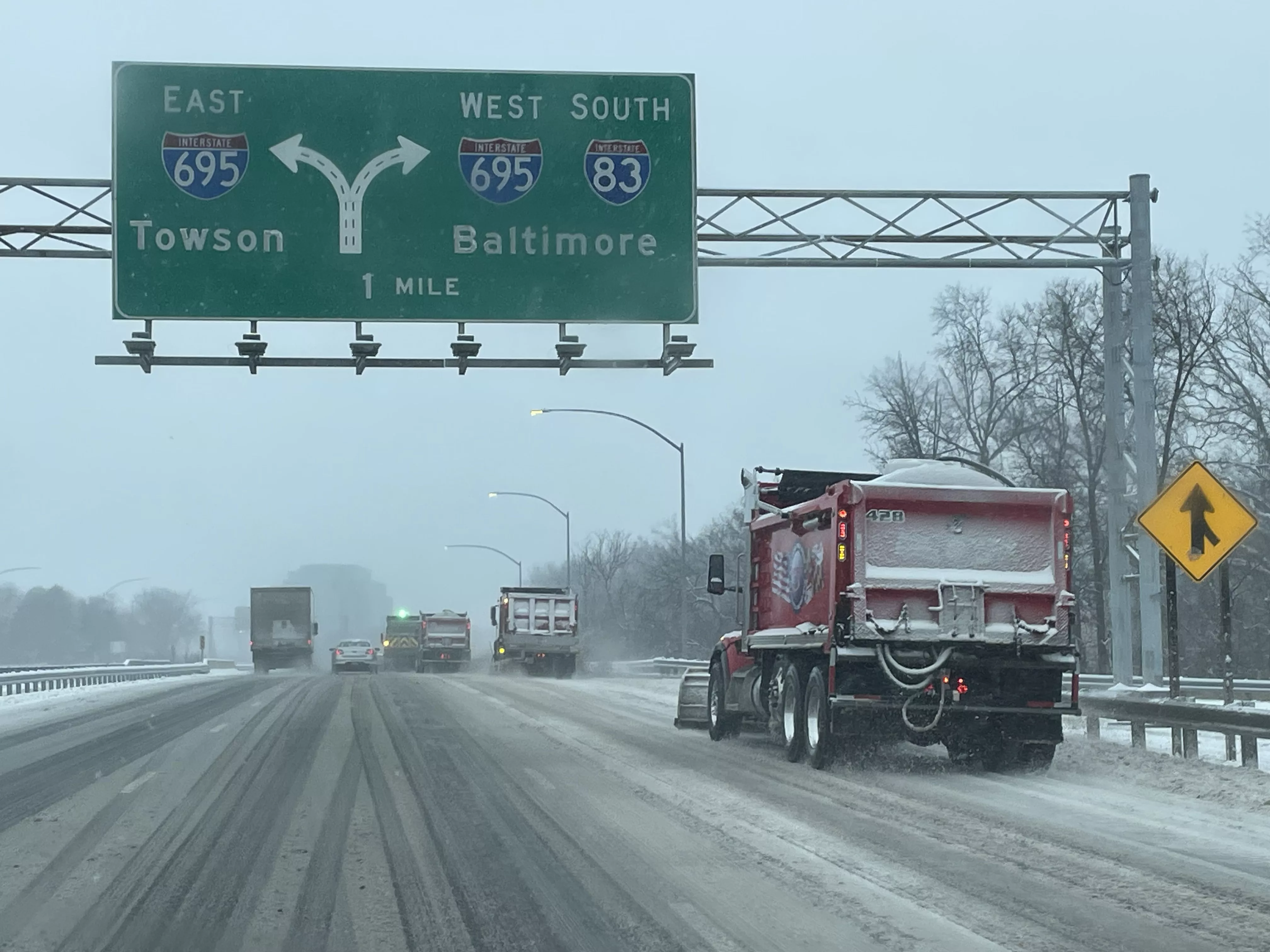 baltimore county snow