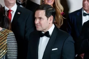 WASHINGTON, DC - JANUARY 18: Marco Rubio, U.S President-elect Donald Trump's pick for Secretary of State, attends the Vice Presidential Dinner at the National Gallery of Art on January 18, 2025 in Washington, DC. The Trump-Vance Inauguration Committee organized the fundraising dinner to be held two days before former President Donald Trump's second inauguration. (Photo by Eric Thayer/Getty Images)