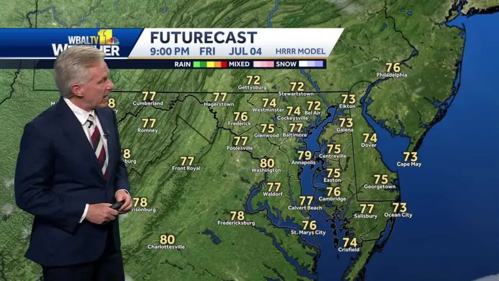 baltimore 4th of july weather
