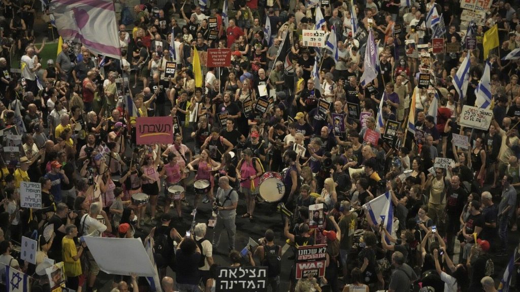 Israel’s growing frustration over the war in Gaza erupts in nationwide protests