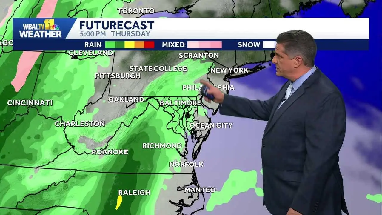 Weather: Sunny and chilly Tuesday with rain and warmer temps in ...