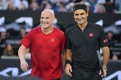 Roger Federer steals the show at Australian Open’s first formal opening ceremony