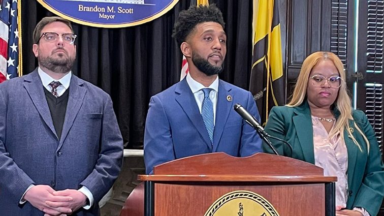 Mayor Brandon Scott provides update on snow removal in Baltimore