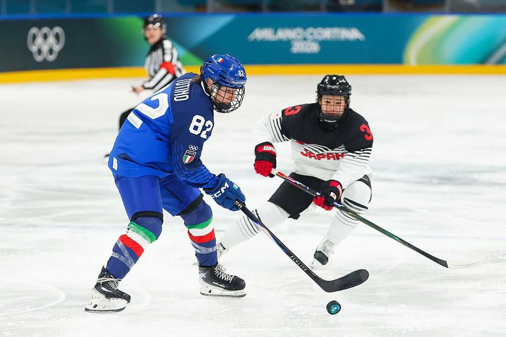 Team Italy’s Kayla Tutino draws massive family support for Olympic ice hockey debut