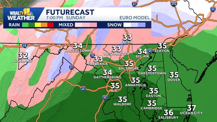 Weather: Sunny Saturday followed by soggy Sunday across Baltimore region