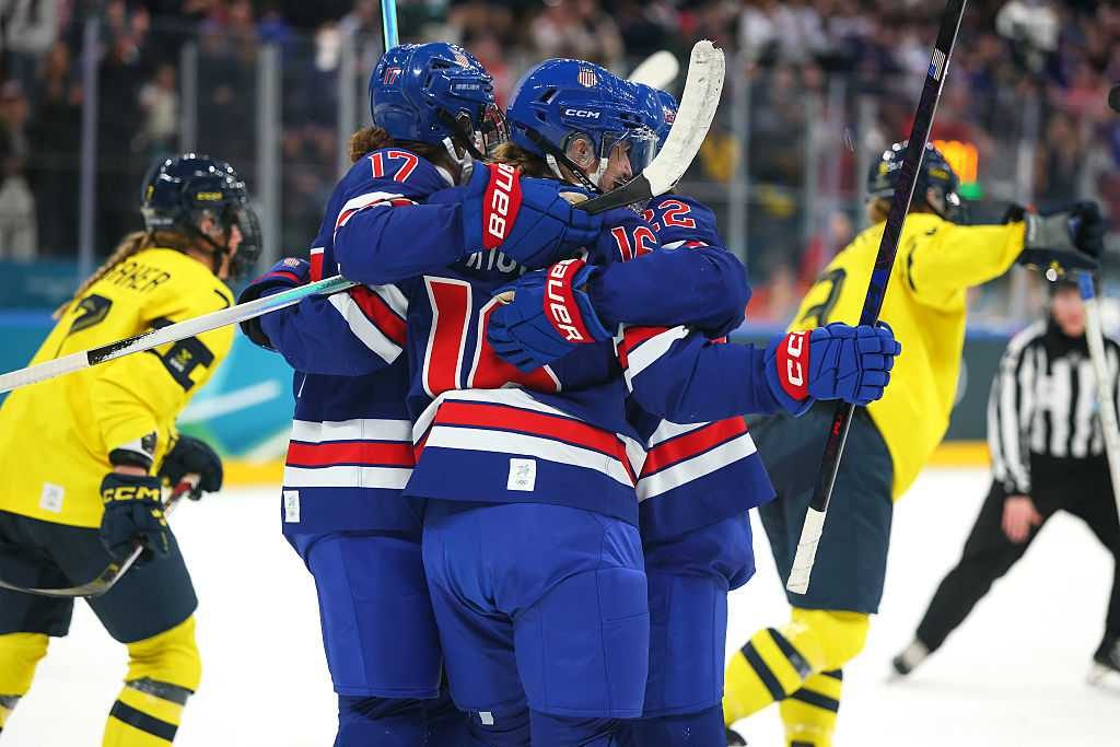 Olympic US women’s hockey heading to gold medal match after winning against Sweden