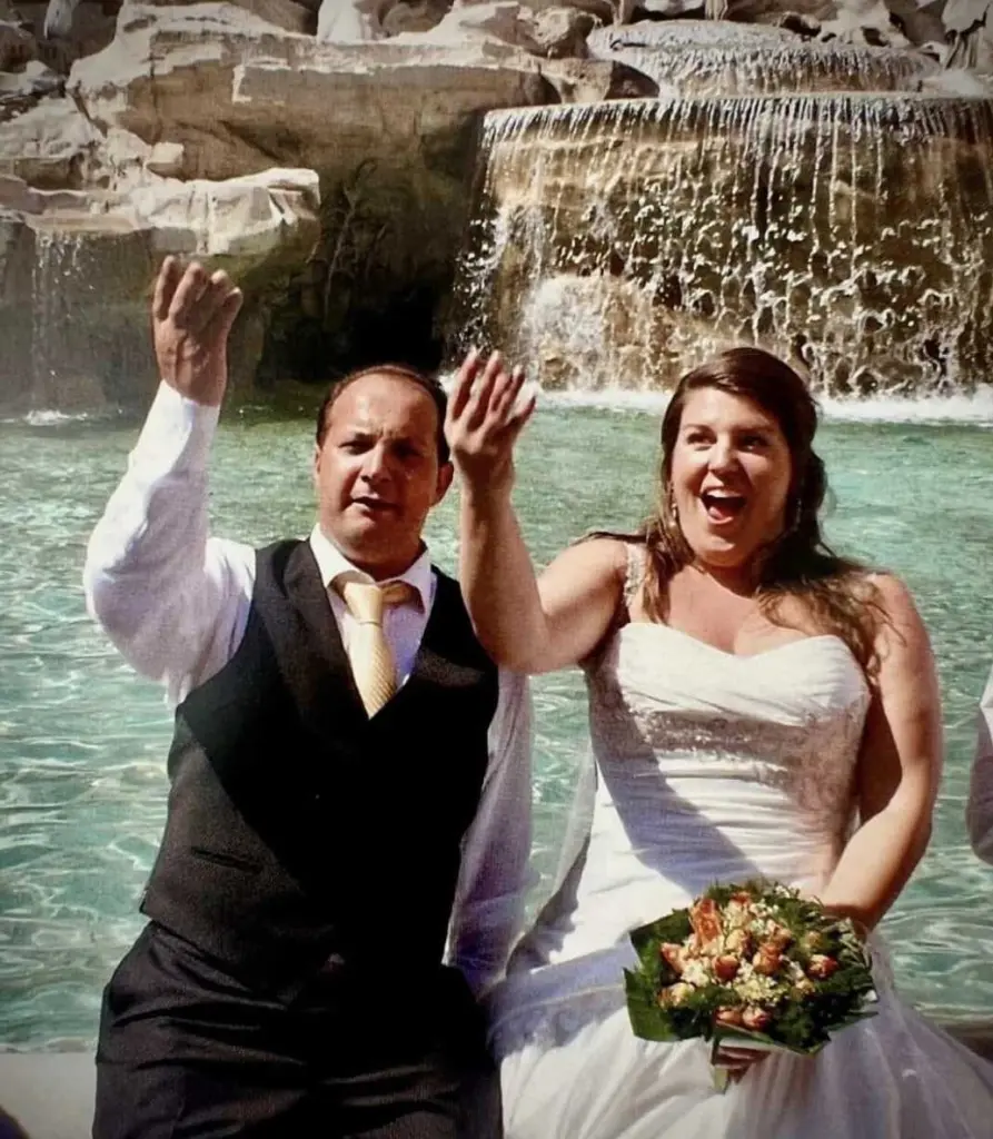 This couple met 20 years ago at the last Italian Winter Olympics, and now they’re back for more