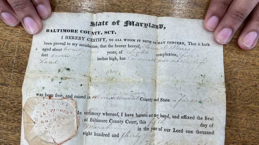 Cleaning out his mom’s house, Boston man finds his ancestor’s freedom papers