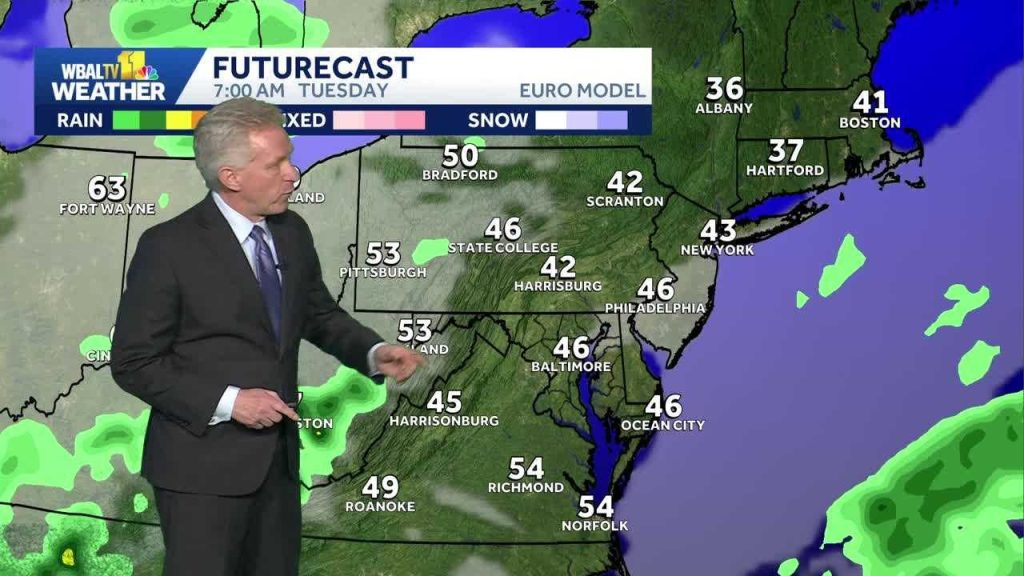Near-record warmth Tuesday across Baltimore region