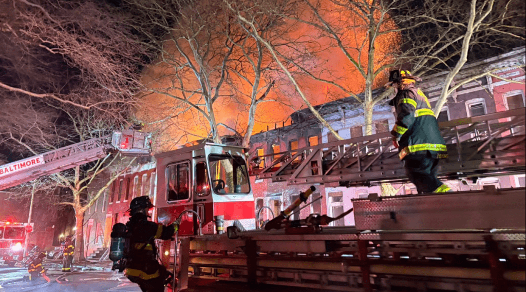 Five homes declared unsafe after recent fire in Baltimore
