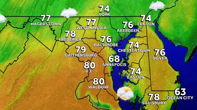 Weather: Near-record warmth Tuesday across Baltimore region