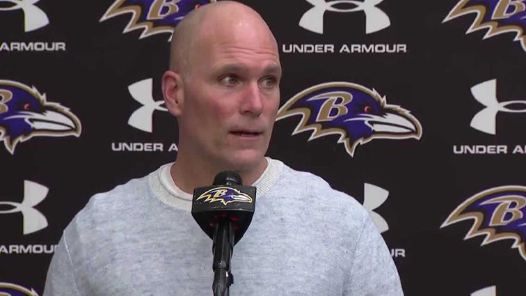 Ravens general manager Eric DeCosta discusses Maxx Crosby trade decision