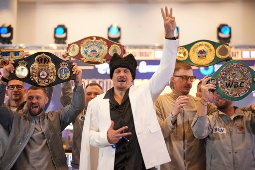 ‘Complete absurdity:’ Usyk hits out at softening stance toward Russian athletes, plans Fury fight