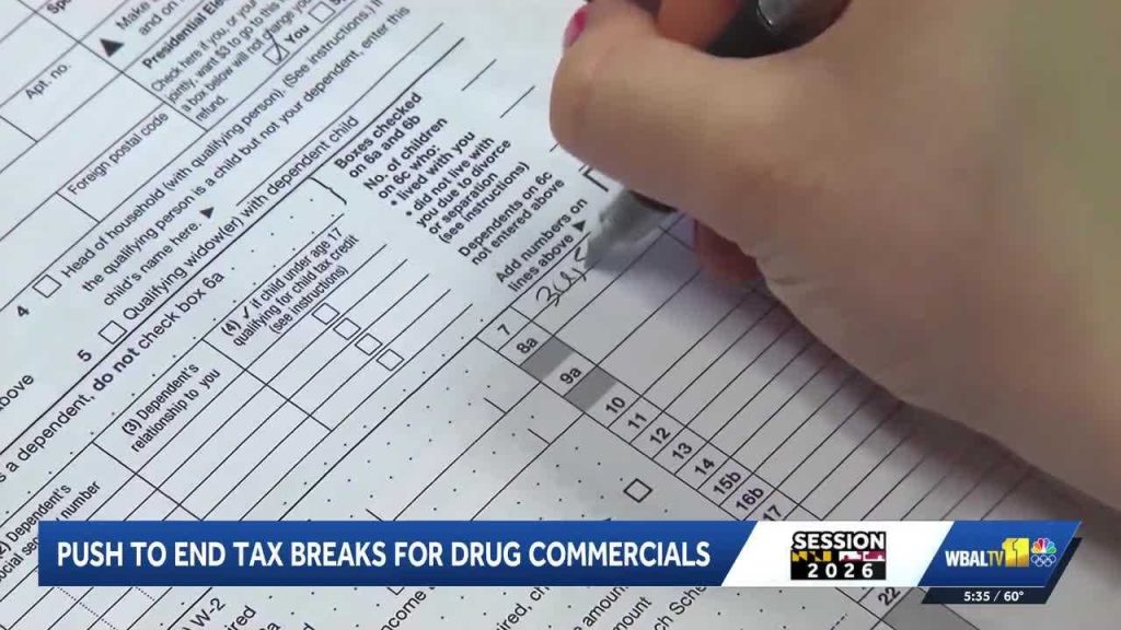 Legislation would end tax breaks on prescription drug commercials