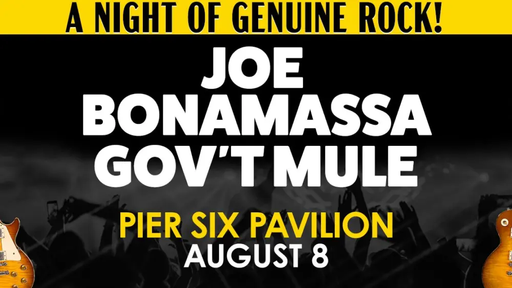 Listen to C4 & Nehman to win tickets to Joe Bonamassa at Pier Six