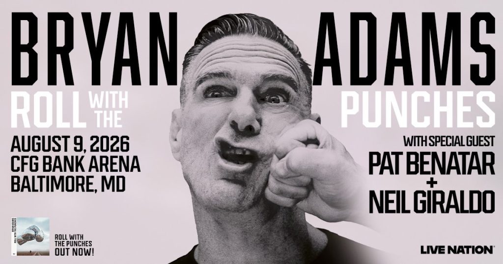 Listen to C4 & Nehman to win tickets to Bryan Adams at CFG Bank Arena